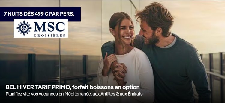 MSC Croisières : Bel hiver